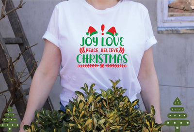 joy love peace believe christmas svg SVG designer krishna 