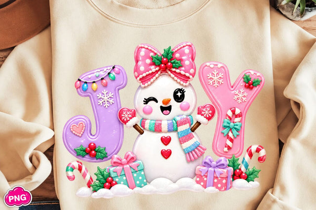 Joy PNG, Trending Christmas PNG, Funny Christmas PNG Sublimation DesignPlante 503 