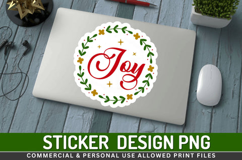 Joy Stickers Design Sublimation Regulrcrative 