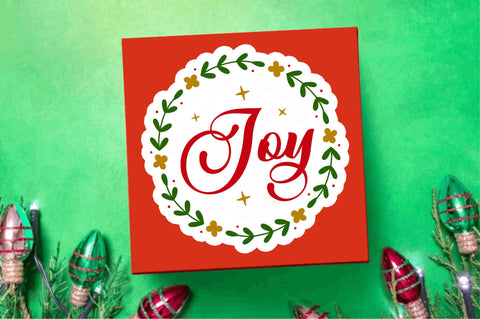 Joy Stickers Design Sublimation Regulrcrative 