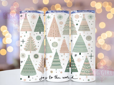 Joy To The World 20oz Tumbler Wrap, Joy To The World, Tumbler Wrap, Sublimation Tumbler, 20oz Tumbler, Holiday Tumbler, Christmas Gift, Custom Tumbler Sublimation SvggirlplusArt 
