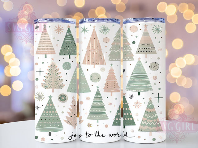 Joy To The World 20oz Tumbler Wrap, Joy To The World, Tumbler Wrap, Sublimation Tumbler, 20oz Tumbler, Holiday Tumbler, Christmas Gift, Custom Tumbler Sublimation SvggirlplusArt 