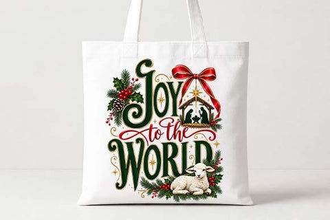 Joy to the World Christmas Nativity Design SVG BillahCrafts 
