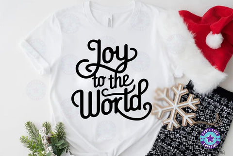 Joy to the world, Christmas Quote SVG Design, Christmas Sublimation SVG FiveStarCrafting 