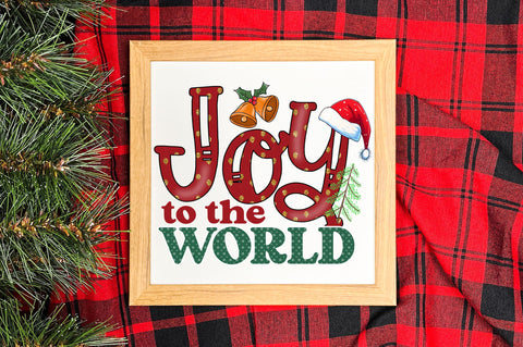 Joy to the world png design Sublimation Regulrcrative 