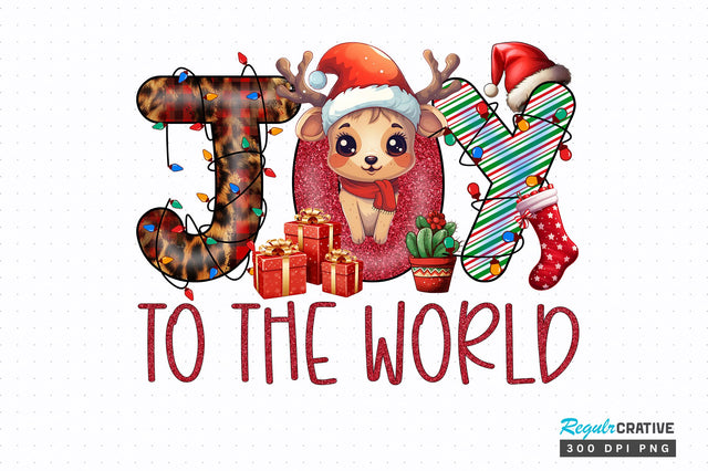 Joy to the world png design Sublimation Regulrcrative 