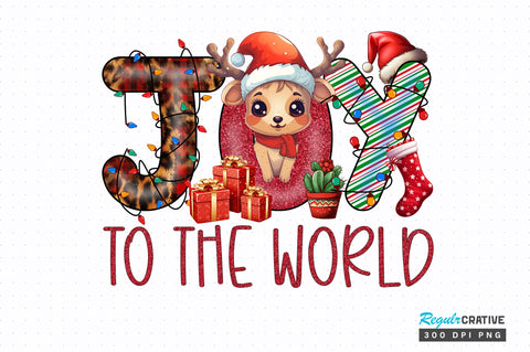 Joy to the world png design Sublimation Regulrcrative 