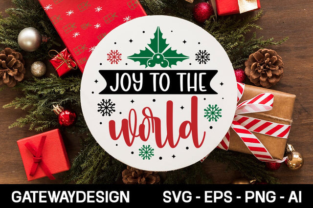 Joy To The World Sign Svg Design SVG designmaster24 