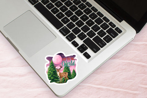 Joy to the world Sticker Design Sublimation Regulrcrative 