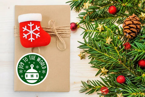 Joy to the world Sticker Design Sublimation Regulrcrative 