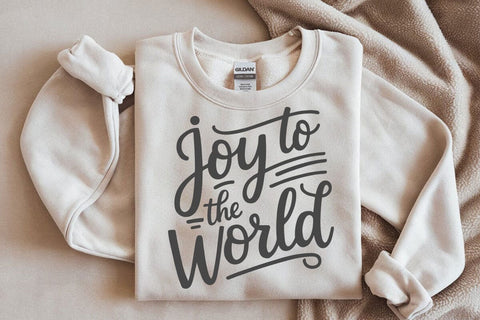Joy to the World svg, christmas svg, jesus birth quote SVG DesignDestine 