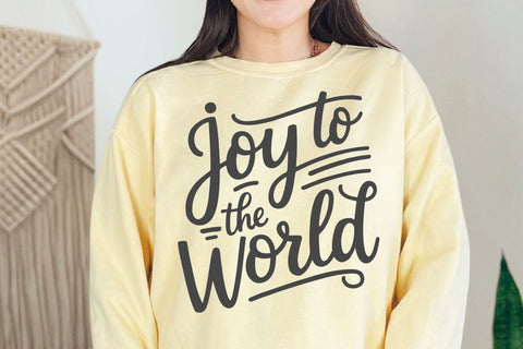 Joy to the World svg, christmas svg, jesus birth quote SVG DesignDestine 