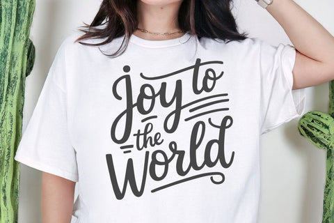 Joy to the World svg, christmas svg, jesus birth quote SVG DesignDestine 