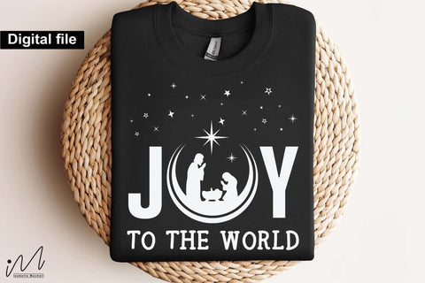 Joy to the World SVG, Classic Christmas Quote Cut File for Cricut and Silhouette SVG Isabella Machell 