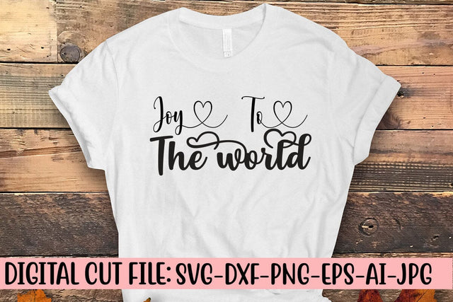 Joy To The World SVG Cut File SVG Syaman 