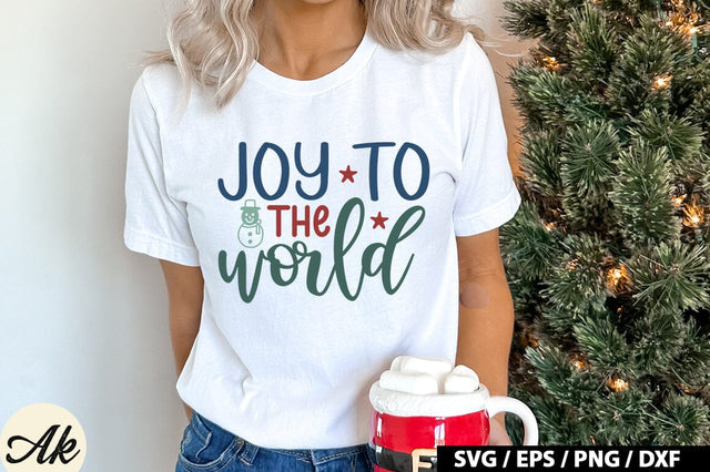 Joy To The World SVG Design SVG akazaddesign 
