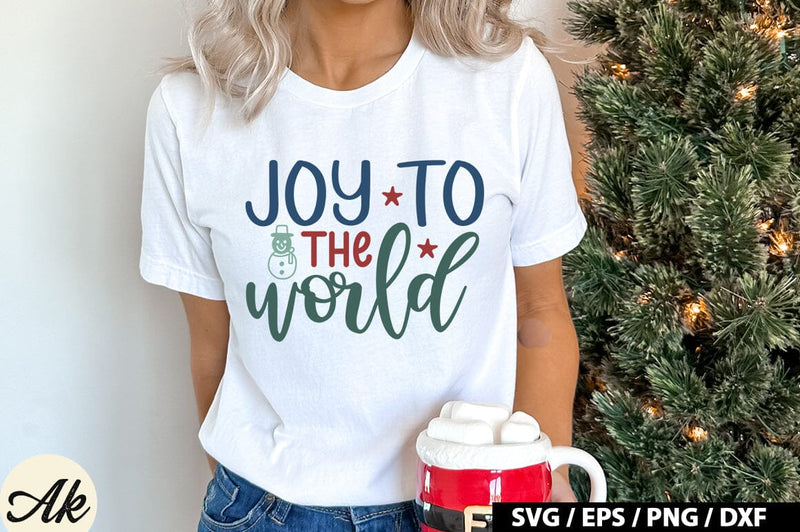 Joy To The World SVG Design SVG akazaddesign 
