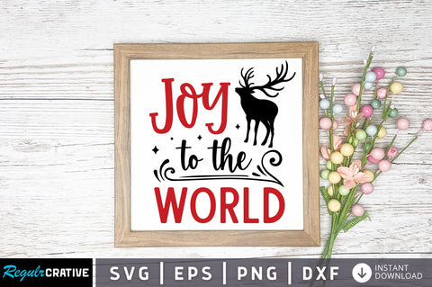 Joy to the world svg design SVG Regulrcrative 