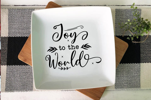 Joy to the World SVG I Christmas Sign SVG I Holiday SVG SVG Happy Printables Club 