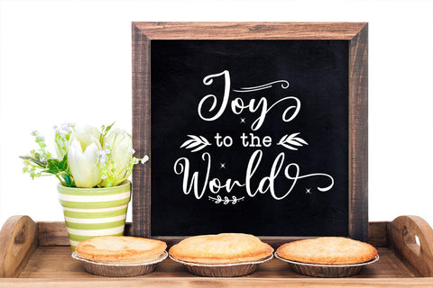 Joy to the World SVG I Christmas Sign SVG I Holiday SVG SVG Happy Printables Club 