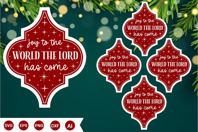 Joy To The World The Lord Has Come Arabesque SVG Design, Nativity Christmas SVG Design, Arabesque SVG Design, SVGs,Quotes and Sayings,Food & Drink,On Sale, Print & Cut SVG DesignPlante 503 