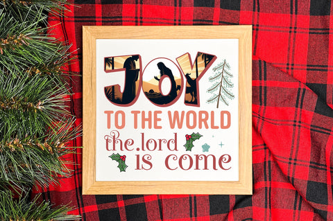 Joy to the world the lord is come png design Sublimation Regulrcrative 