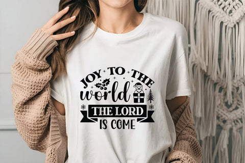Joy to the world the lord is come SVG Angelina750 