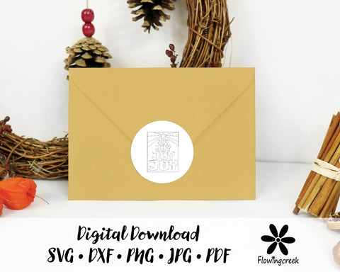 Joy Tree Hand Drawn Coloring SVG SVG Flowingcreek 