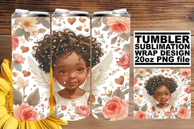 Joyful 20oz Tumbler Wrap Sublimation Sublimation afrosvg 