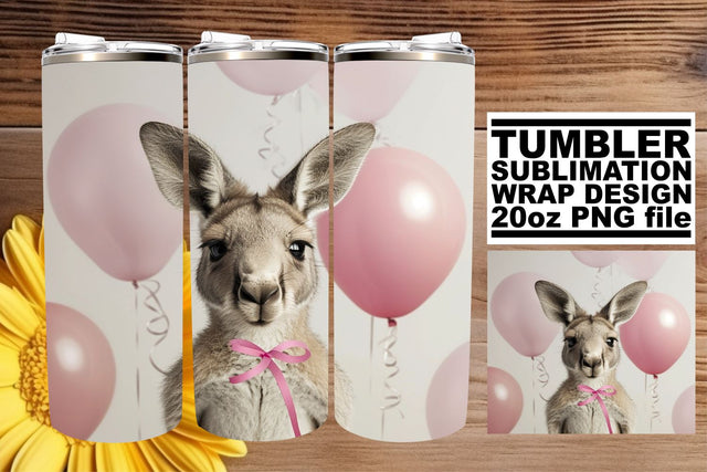 Joyful Animal Celebration: Watercolor Tumbler Design Sublimation afrosvg 