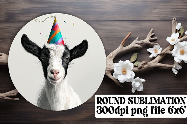 Joyful Birthday Zoo Creature Keychains & Coasters Sublimation afrosvg 