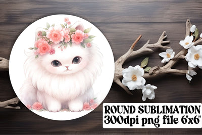 Joyful Cat Circle Prints for Creative Crafting Sublimation afrosvg 