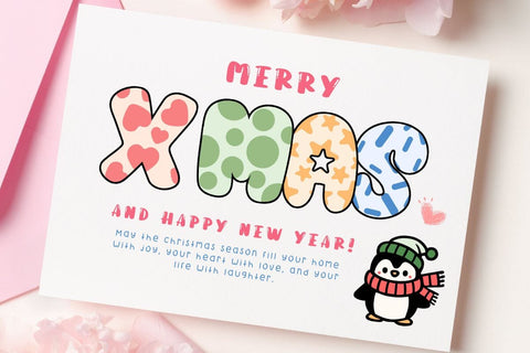 Joyful - Colorful Font Font AnningArts Design 