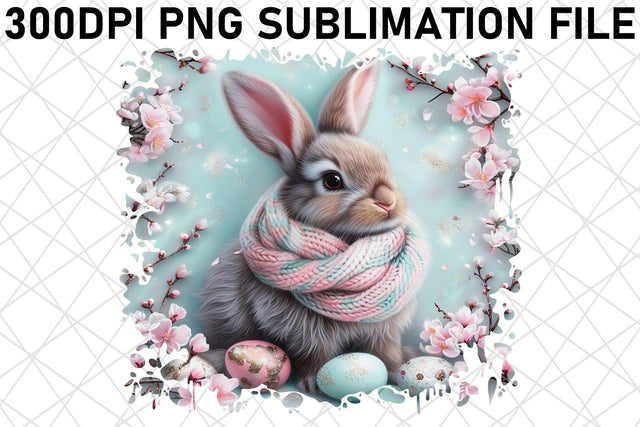 Joyful Easter Bunny Sublimation Art Sublimation afrosvg 