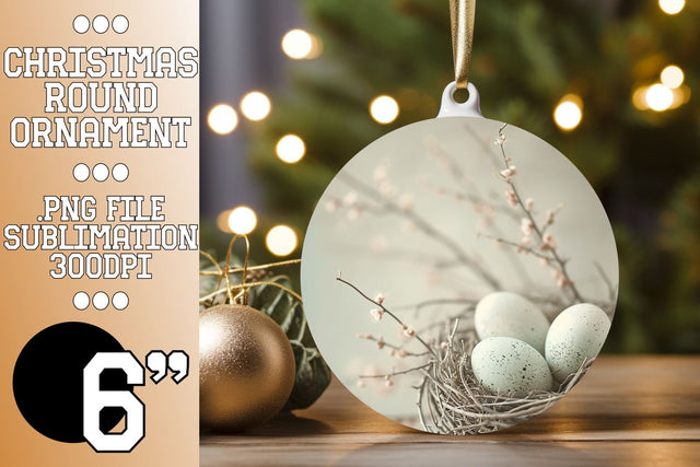 Joyful Easter Round Ornaments - Sublimation Bundle Sublimation afrosvg 