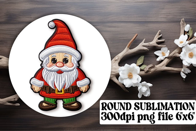 Joyful Festive 3D Embroidered Christmas Keychain Coaster Sublimation afrosvg 