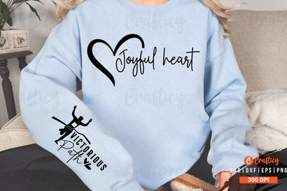 Joyful heart Sleeve SVG Design SVG Designangry 