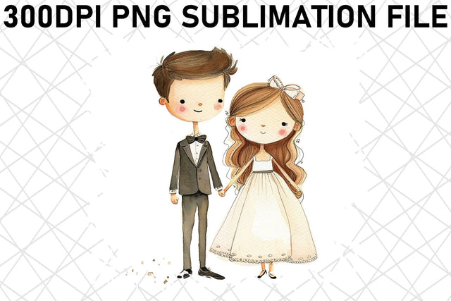 Joyful Journeys: Wedding PNG Pack Sublimation afrosvg 