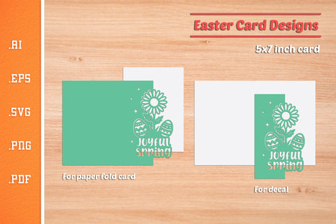 Joyful Spring Paper Cut Card SVG SVG Slim Studio 