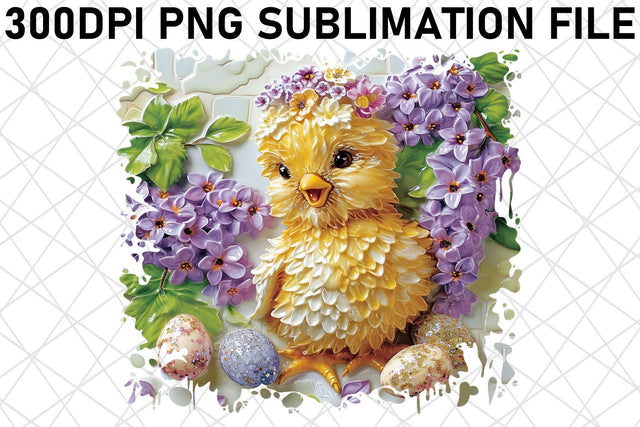 Joyful Springtime Bunny Sublimation Art Sublimation afrosvg 