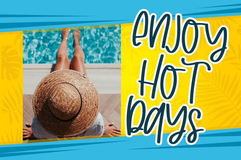 Joyful Summer Font Dm Letter Studio 