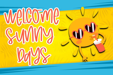 Joyful Summer Font Dm Letter Studio 