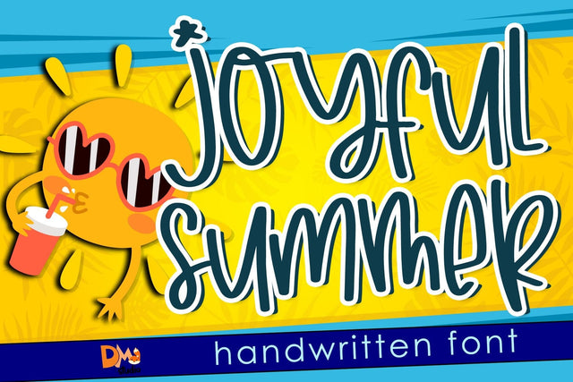 Joyful Summer Font Dm Letter Studio 