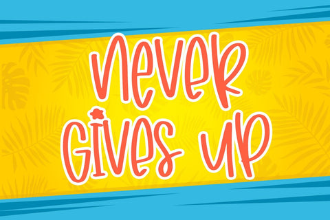 Joyful Summer Font Dm Letter Studio 