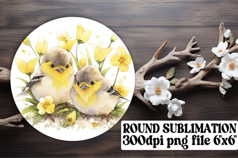 Joyful Watercolor Bird Kit Sublimation afrosvg 