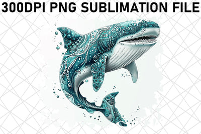 Joyful Watercolor Marine Life PNG Clipart Set: Add Whimsy to Your Designs Sublimation afrosvg 
