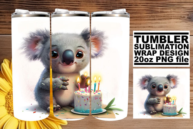 Joyful Zoo Celebration: Birthday Tumbler Wrap Sublimation afrosvg 