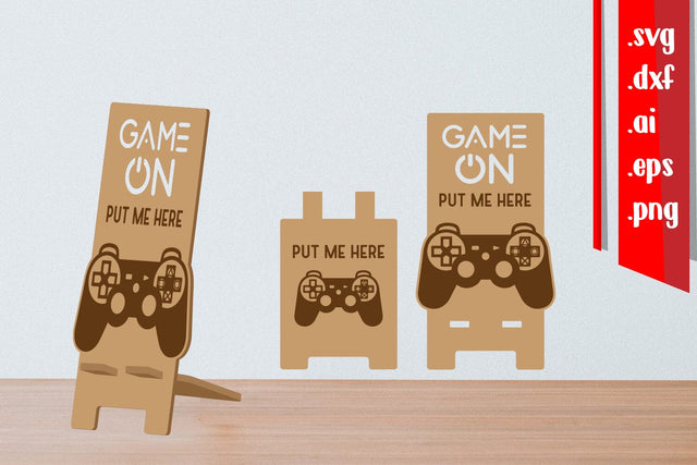Joystick | Gamers Phone Stand Laser Cut SVG zafrans studio 