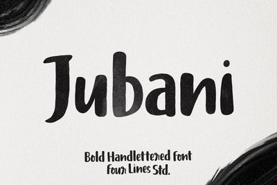 Jubani – Bold Handlettered Font Font Four Lines Std. 