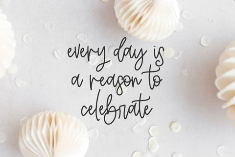 Jubilantly Script Font Beck McCormick 